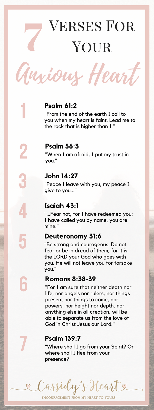 7 Verses For Your Anxious Heart