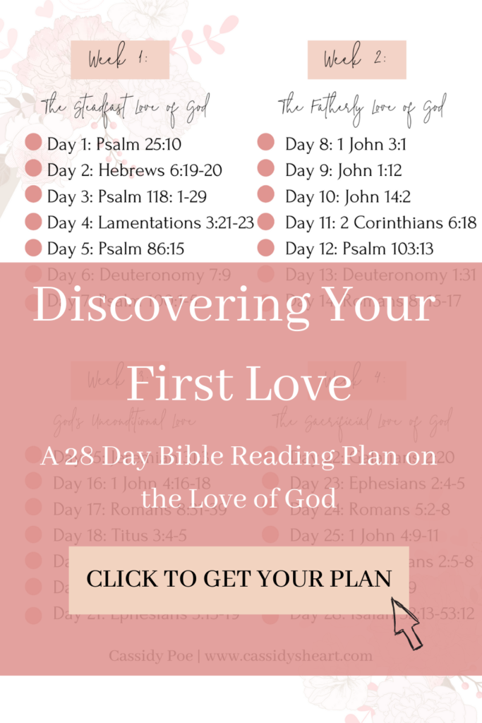 Discovering Your First Love: A Bible Reading Plan