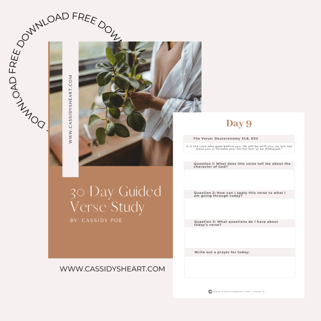 30 Day Guided Verse Study